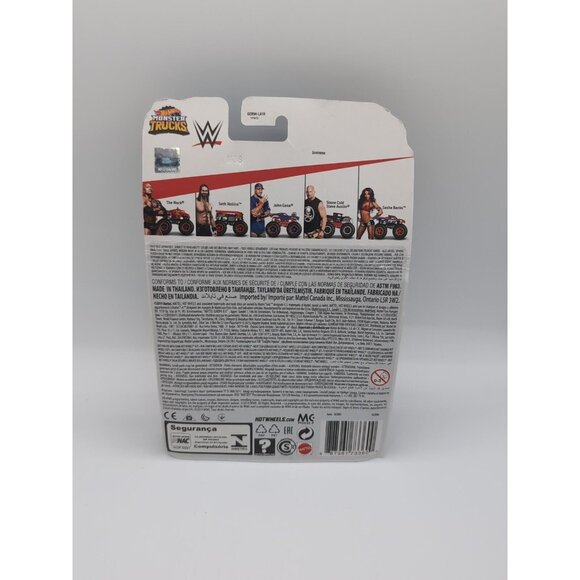 2018 Hot Wheels 1/64 Monster Trucks WWE Undertaker Brand New Sealed Card - Picture 2 of 2